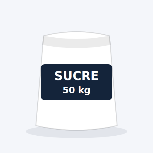 [SUCRE-50] Sucre (sac 50 kg)