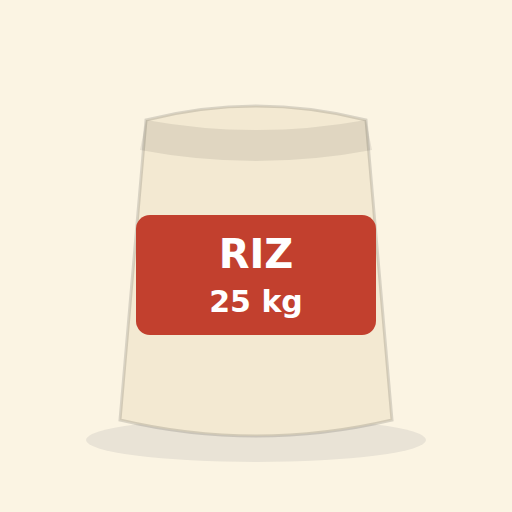 Riz (sac 25 kg)